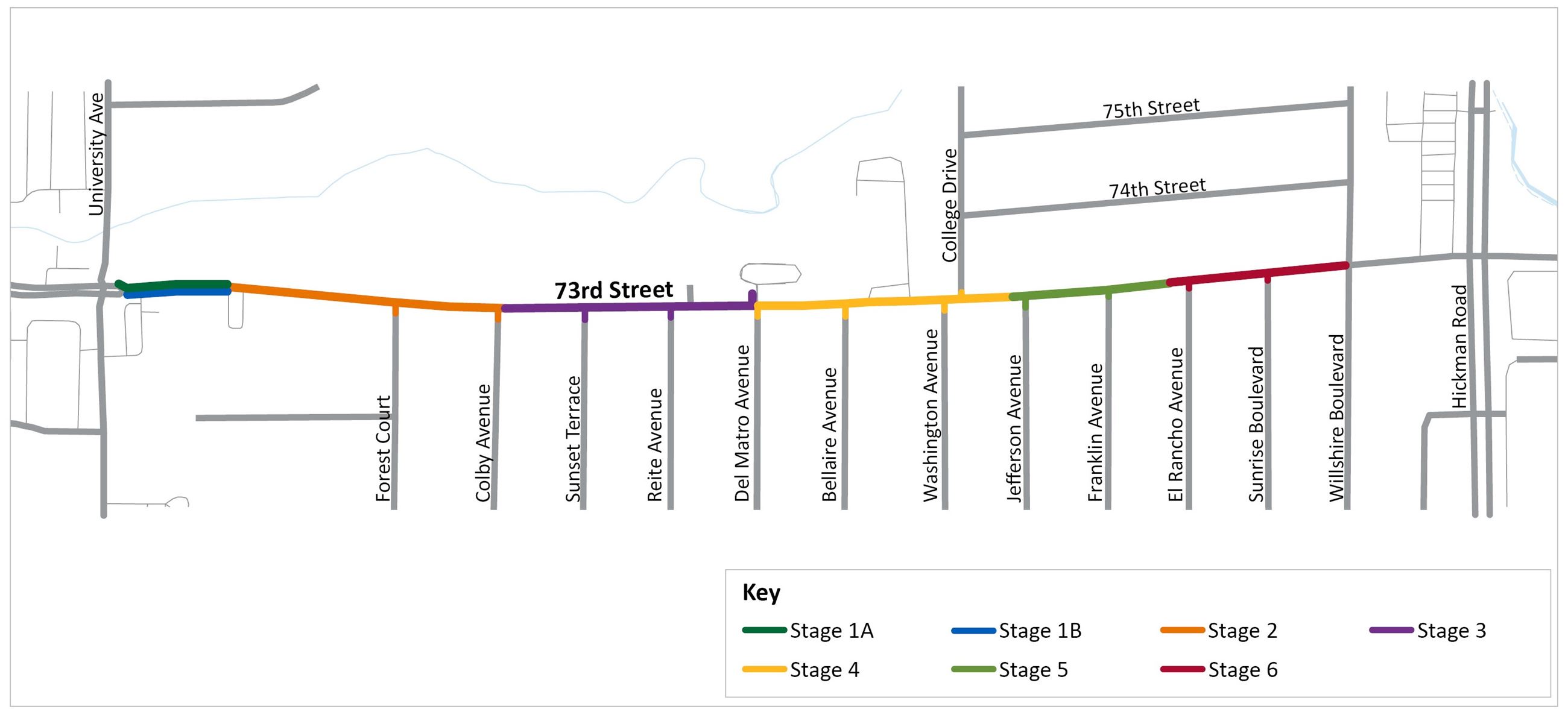 Windsor Heights 73rd Staging Map